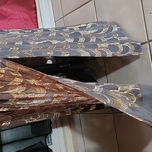 Metallic Malene Birger long maxi skirt - Picture 3 of 9